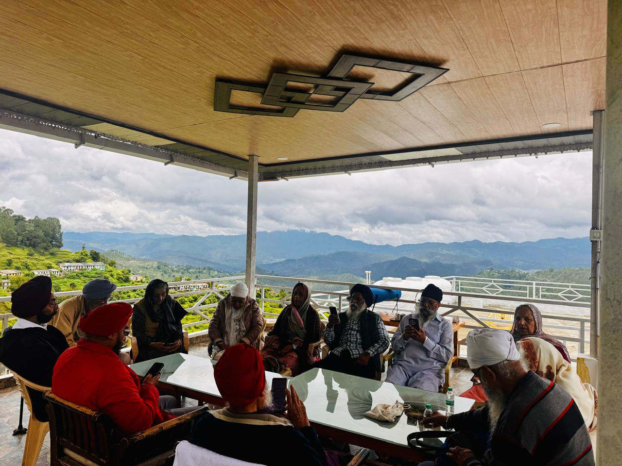 Geeta Cottage view of Himalayas from Jalna Almora